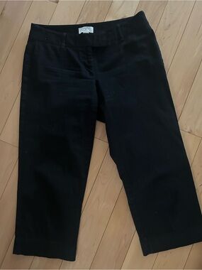 LOFT Petite Julie Black Tailored Pants